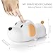 Baby Night Light, HandAcc Night Light for Kids Soft Silicone Puppy Nursery Lamp-USB Rechargeable, Color Temperature and Brightness Adjustable, Timing Function