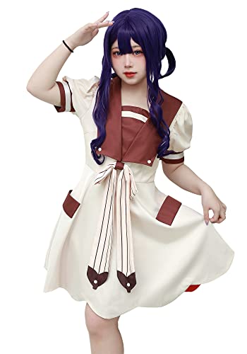 C-ZOFEK Cosplay Costume Dress with Socks for Women Halloween Parties