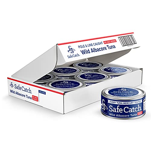 Safe Catch Wild Albacore Tuna Canned No Salt Added Low Mercury Can Tuna