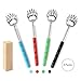 MARNUR Back Scratcher Telescopic Bear Claw Back Itching Scratchers Hand Held Massager Extendable Self Massage Tool Portable 4 Pieces
