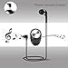 Mini Bluetooth Headset , ihens5 Mini Wireless Bluetooth Earbuds Stereo Headphones Earpieces Earphone with Mic and Volume Control Noise Cancelling for iPhone Samsung and Android Devices (Black)