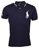 Polo Ralph Lauren Mens Custom Fit Mesh Big Pony Polo Shirt