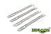 BBQMANN BF491(4-pack) BBQ Pipe Tube Gas Grill Burner Replacement for Charmglow, Charmglo, Uniflame, Lowes Model Grills (14 3/8