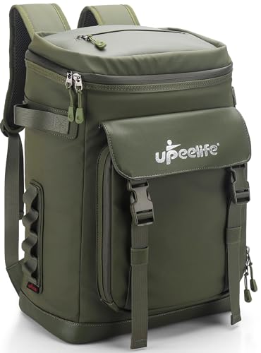 Upeelife Mochila Nevera Isotermica, 30L Grande Mochila Nevera Portatil Impermeable, Bolsa Picnic Termica Prueba de Fugas