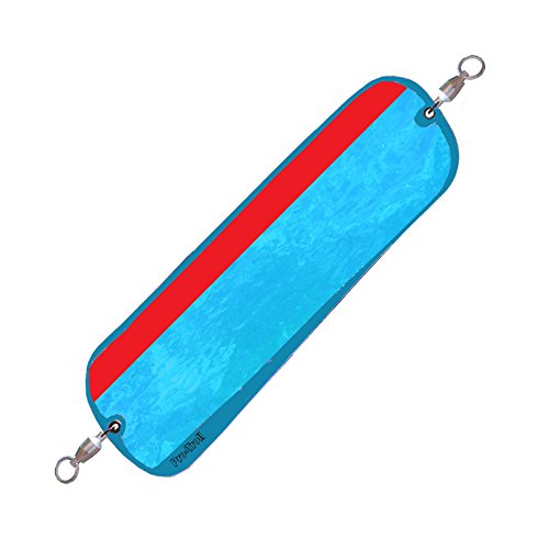 Pro-Troll Fishing Products HotChip 11 Flasher with EChip, Moonbeam on UV Red Stripe