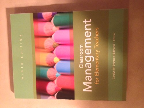 Classroom Management for Elementary Teachers