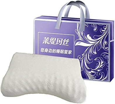 LaTix Latex Pillow with Flannel Cover 100% Latex and Cotton Hypoallergenic Large Partical Irregular Shaped Anti-bacterial,Mite-resistant,Breathable Bed Cushion for Neck Pain and Side Sleepers
