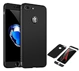 iPhone 8 and 7 Case,3 in 1 Double Dip 360° Full