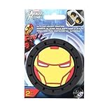 Marvel Iron Man Heavy Duty Rubber Auto Cup Coaster 2 pc