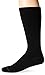 Dr. Scholl's Men's Athletic & Work Compression Over the Calf Casual Sock, Black, 7 12 US