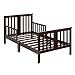 Storkcraft Mission Ridge Toddler Bed Espresso, Fits Standard-Size Toddler Mattress (Not Included), Guardrail on Both Sides, Meets or Exceeds all Federal Safety Standards, Pine & Composite Construction