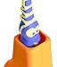 j-me Animal Toothbrush Holder (Grace The Giraffe, Orange) - Toothbrush Holder for Kids - Bathroom Accessory for Boys and Girls