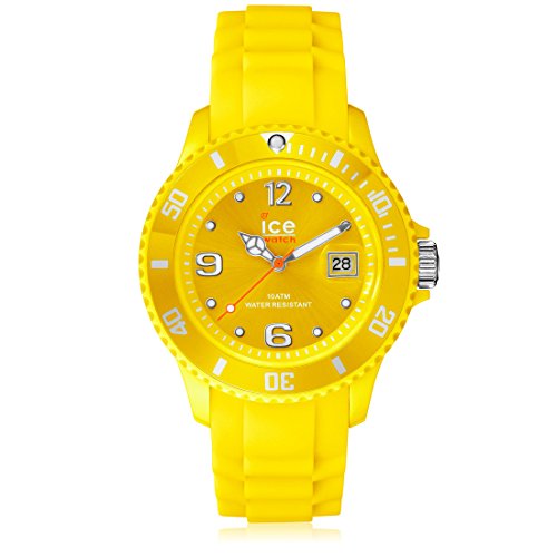 Ice-Watch Unisex SI.YW.U.S.09 Sili Collection Yellow Plastic and Silicone Watch