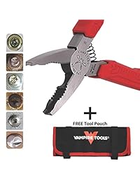 VAMPLIERS ¡Los mejores alicates del mundo! VT-001 alicates de extracción de tornillos y pernos rugosos dañados especiales de seguridad, es el mejor regalo para cualquier temporada, mejor regalo de Navidad (incluye bolsa de regalo)