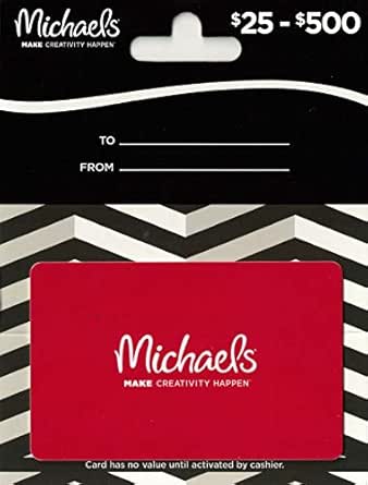 Amazon.com: Michaels Gift Card $25 to $500: Gift Cards