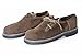 lederhosen4u Okotberfest Lederhosen Haferl Shoes in Dark Brown Suede Leather