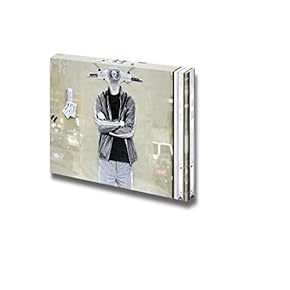 Canvas Prints Wall Art - Scooter Head | Modern Wall Decor/Home Decoration Stretched Gallery Canvas Wrap Giclee Print. Ready to Hang - 12" x 18"