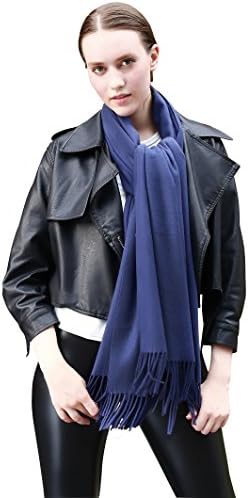 LANGBOHAI Cashmere Feel Scarf Winter Scarf for Women Long Solid Colors Wrap Shawl