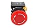 Alpinetech LMB22 Red 22mm 1NC Emergency Stop Push Button Switch Estop EPO Mushroom Switch