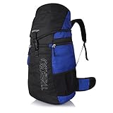 Suntop Trek 50 Ltr Indigo Blue & Black Rucksack