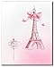 BigWig Prints Paris Wall Decor For Girls Room - Pink Paris Wall Decor, Room Bedroom For Girls, For Bedroom, Pictures - Set Of 4 (8x10”) Unframed