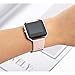 bayite for Fitbit Blaze Bands, Accessory Leather Wristband for Fitbit Blaze Smart Watch, Small, Light Pink 5.5-6.7 inches