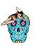 BigMouth Inc Giant Beach Blanket, Fun Summer Beach Towel, Large Size for Kids Teens & Adults, Quick Dry Microfiber Material - Sugar Skull, 5 Feet Long