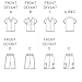 BUTTERICK PATTERNS B3475 Boy's Shirt & Shorts, Size 6-7-8