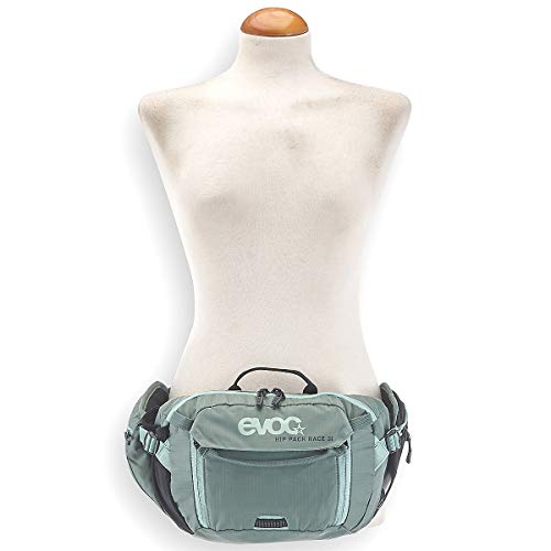 Evoc Hip Pack Race 3L with 1.5L Bladder Olive/Light Petrol, One Size