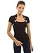 PattyBoutik Women's Bolero Style Embellished with Buttons Blouse