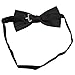 Mens 3 Pack Classic Pre-Tied Satin Formal Tuxedo Bowties Adjustable Length, Assorted & Solid Colors, by Platinum Hanger