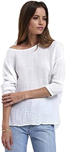 Felicite Womens Off The Shoulder Top White 3