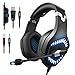 Stereo Gaming Headset Surround Sound, Updated Noise Cancelling Mic Headphones, Soft Breathing Earmuffs, Mute & Volume Control