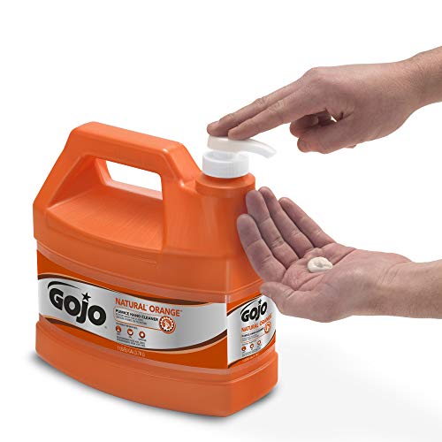 Gojo NATURAL* ORANGE Pumice Industrial Hand Cleaner, 1 Gallon Quick