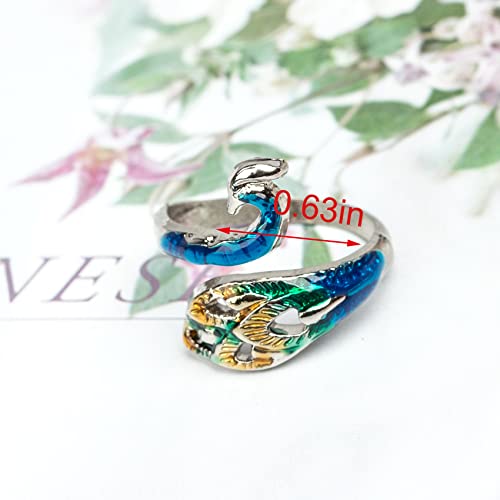 GYGYL 8 Pcs Adjustable Knitting Loop Crochet Loop Ring, Knitting Accessories, Hand-Made Silver-Plated Copper Rings, Faster Crocheting for Mother Grandma Thanksgiving Presents-Silver