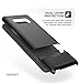 Galaxy Note 8 Heavy Duty Case - Encased (Rebel Series) Military Grade Rugged Cover w/TPU for Samsung Note 8 Phone (Black)