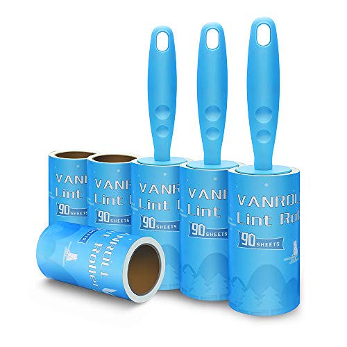 Vanpad 540 Sheets Lint Roller, 3 Handles, 6 Refills