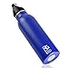 BOGI 20oz Insulated Water Bottle Double Wall Vacuum Stainless Steel Flask Leak Proof keeps Hot and Cold Drinks, Cap with D Ring Carabiner Clip for Outdoor Sports Climbing Camping Hiking (Dblue)