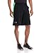 Under Armour Men's Raid 10-inch Workout Gym Shorts , Black (014)/Arena Green , X-Large