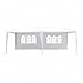 SUNCOO Canopy Party Wedding Tent Heavy Duty Gazebo Pavilion Cater Outdoor Event 10'x20'