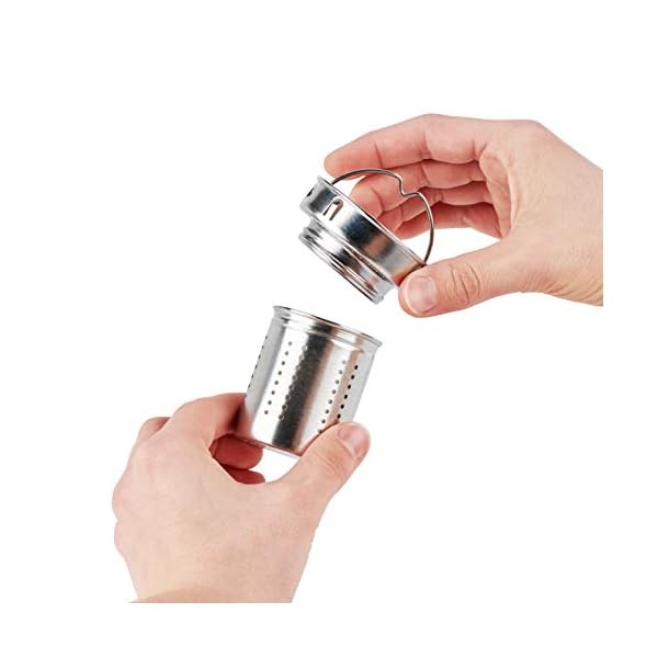 Emsa N20804 Tea Mug Teebecher aus doppelwandigem Glas | 0,4 Liter | herausnehmbares Sieb | BPA-Frei | 100% dicht | auslaufsicher | spÃ¼lmaschinengeeignet | 360Â°-TrinkÃ¶ffnung | Rot – Bild 6