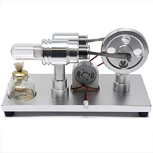 CMS MAGNETICS Precision Machined High Temperature Stirling Engine with Mulitcolor LED