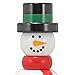 Melissa & Doug Snowman Stacker Wooden Toddler Toy (8 pcs)