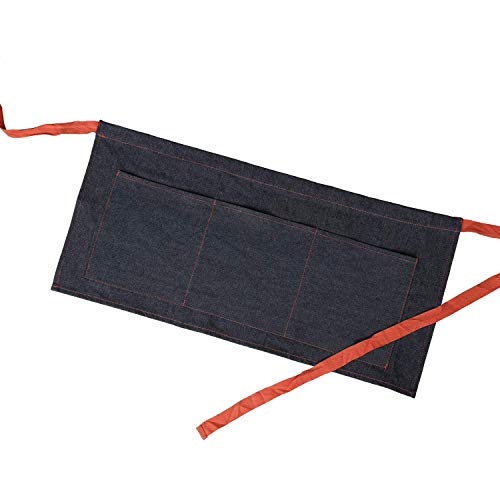 NA 100% Baumwolle VEIKERY 5 Sets (30,5 x 66 cm) Kellner-Schürze mit 3 Taschen für Damen und Herren, halbe Schürze… – Bild 3