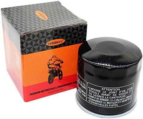 Yerbay Motorcycle Oil Filter for Arctic Cat 400 4X4 Auto LE / MRP / TBX / TRV 400 2003 2004 2005 2006 2007 2008
