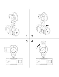 Vantrue N2 Pro   N2   T2   R3   X3 Dash Cam Módulo de receptor GPS Puerto Mini USB Montaje en ventosa para Windows y Mac