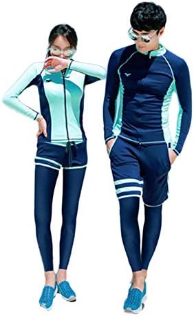 ジュタオピン ペア水着 おしゃれ ペアルック カップル 水着 長袖 大きいサイズ ペア カップル ラッシュガード 前開き シュノーケリング ダイビング 水着 体型カバー 日焼け止め 夫婦 お揃い 水着 ペア プレゼント 彼氏 Tarunniketanpublicschool Com