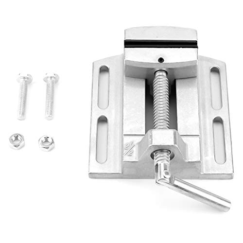 Caredy Drill Press Stand,Table Drill Drill Press Table Bench Drill Drill Press Accessories Industrial Heavy Duty 2.5" Drill Press Vice Milling Drilling Clamp Machine Vise Tool