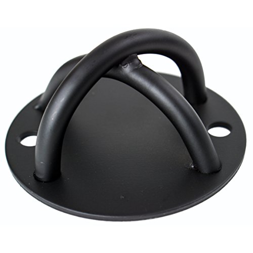 Iron Core Athletics Wall/Ceiling Mount Fitness Anchor - Use with Suspension Training Straps, Battle Ropes, Exercise Bands. Hardware for Wood and Concrete