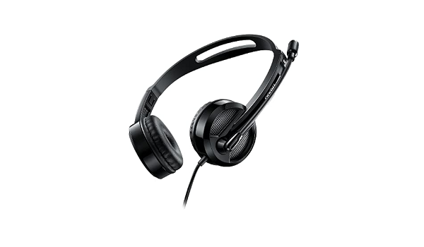 Rapoo H120 USB Stereo Headset - Black 